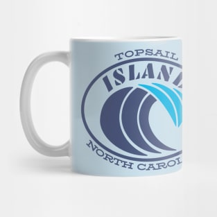 Topsail Island, NC Waves on the Shore Mug